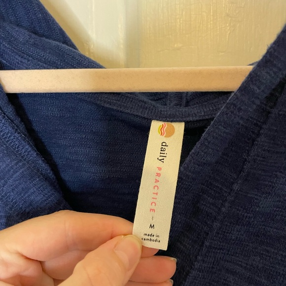 Anthropologie Daily Practice Afterglow Hooded Dress Comfy Athleisure Loungewear - Picture 6 of 9